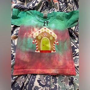 CUSTOM TYEDYE CHRISTMAS TEE